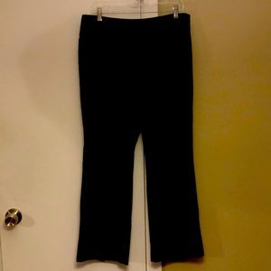 Ann Taylor LOFT black bootcut curvy pants 12P